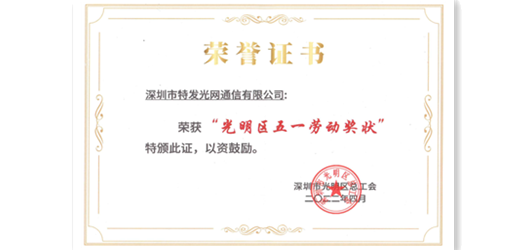 爭做新時代最美奮斗者——特發信息榮獲三項“五一”勞動表彰
